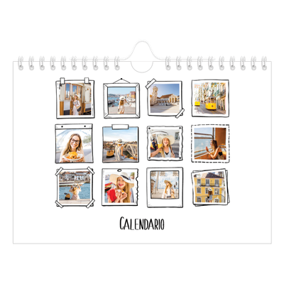 Calendario fotografico A5 — Istantanee da album [copertina]