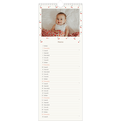 Calendario da cucina  — Ciliegie [Marzo]