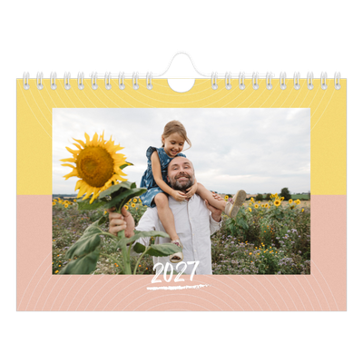 Calendario fotografico A5 — Colore e motivo [copertina]
