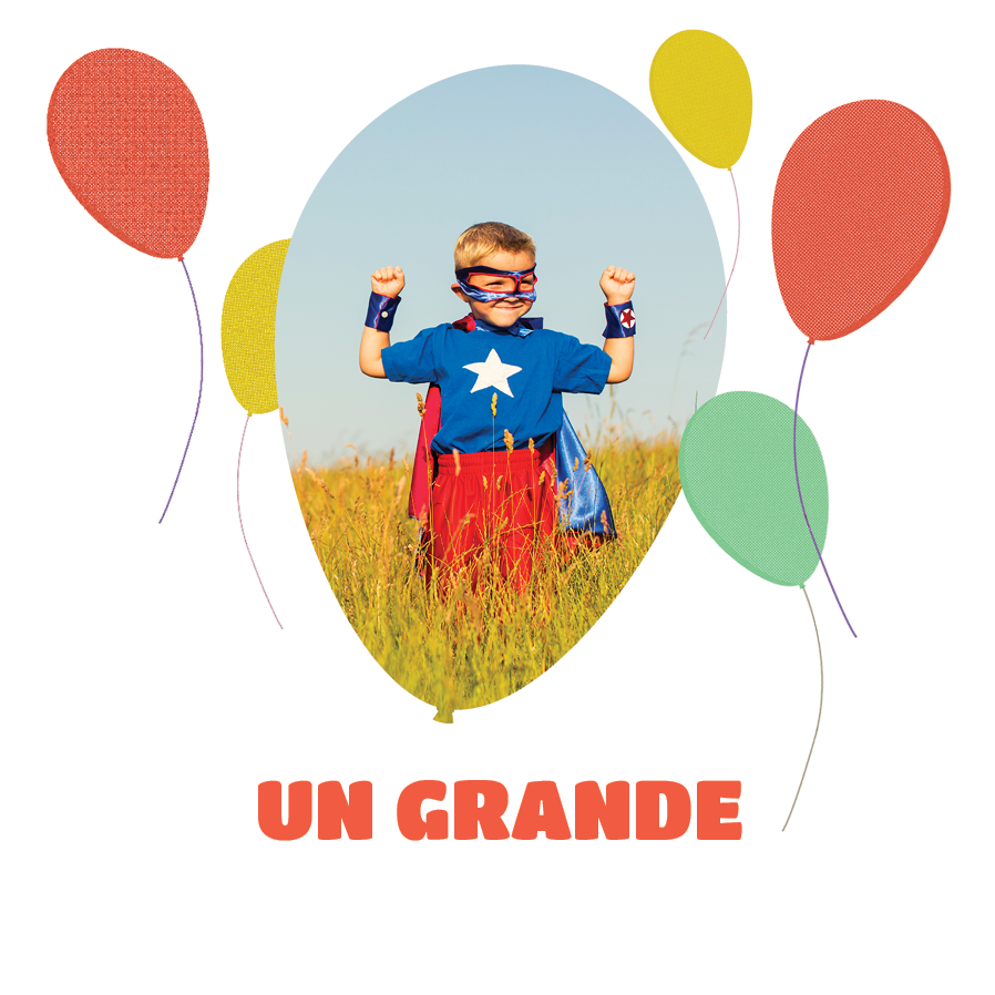 Biglietti di ringraziamento — Palloncini