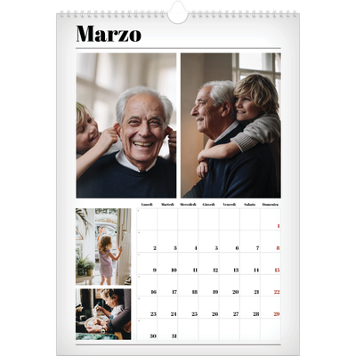 Calendario A3 verticale — Fresco di stampa [Marzo]