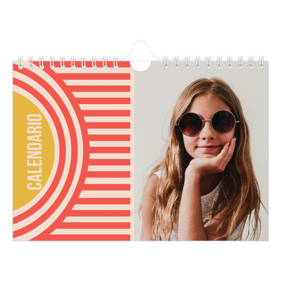 Calendario fotografico A5 — Luminoso e bello [copertina]