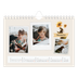 Calendario fotografico A5 — Scrapbooking vintage [Gennaio]