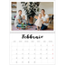 Calendario A4 Doppio — Scritto a mano [Febbraio]