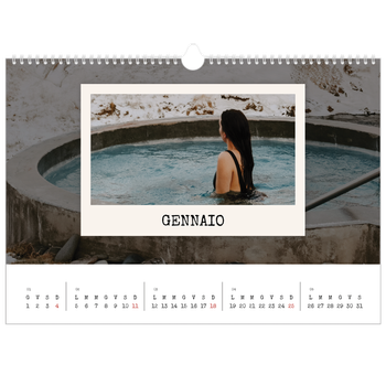 Calendario Fotografico A3 Orizzontale — La selezione ritratti