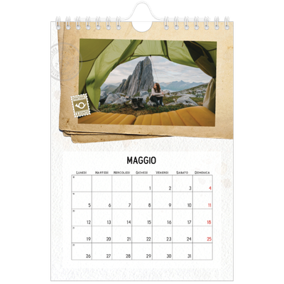 Calendario fotografico A5 — Parts unknown [copertina]