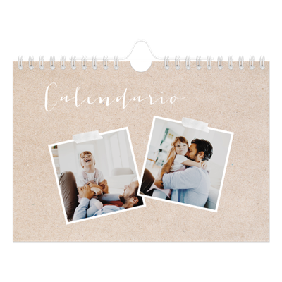 Calendario fotografico A5 — Calendario di ritagli [copertina]