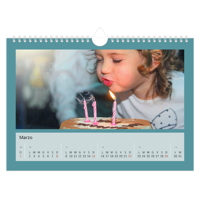 Calendario fotografico A4 — Colora il mio mondo [Marzo]