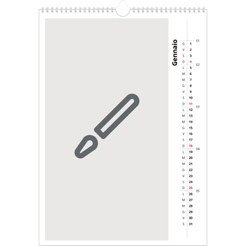 Calendario personalizzato A3 — Disegna il tuo prodotto