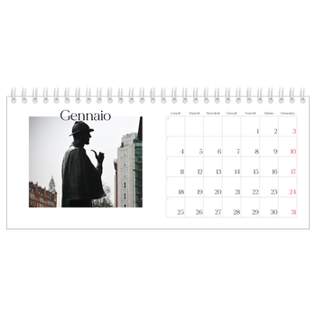 Calendario Fotografico da Tavolo — Il mio diario di viaggio