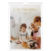Calendario personalizzato A4 — Testo in grande d'oro [copertina]