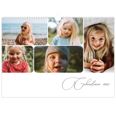 Calendario A3 orizzontale  — Istantanee e scrittura [copertina]