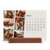 Calendario con supporto in legno orizzontale  — Ricordi in movimento [copertina]