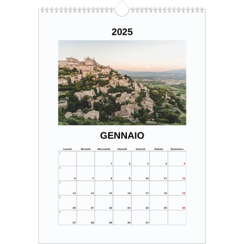 Calendario personalizzato A3 — Foto semplice