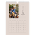 Calendario personalizzato A4 — Batanico semplice [Gennaio]