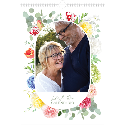 Calendario A3 verticale — Fiori tradizionali [copertina]