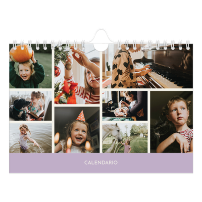 Calendario fotografico A5 — Capitoli pastello [copertina]