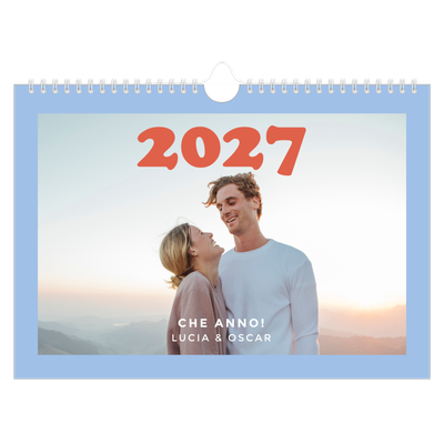 Calendario fotografico A4 — Cornici retrò [copertina]