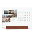 Calendario con supporto in legno orizzontale  — Soggiorno in città [Gennaio]