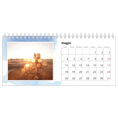 Calendari da tavolo — Sfondi ad acquerello [copertina]