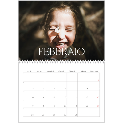 Calendario A4 Doppio — Dodici grandi mesi [Febbraio]