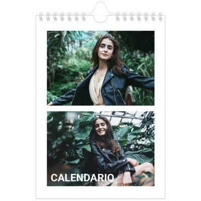 Calendario fotografico A5 — Mese in grande [copertina]