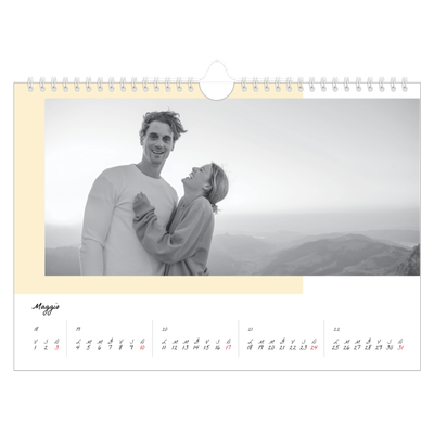 Calendario fotografico A4 — Schermate a colori [copertina]