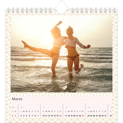 Calendari quadrati — Geometrico [Marzo]