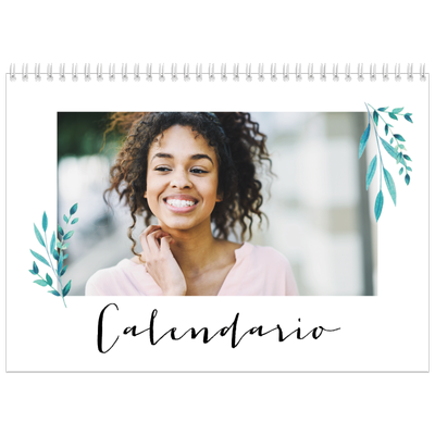 Calendario A4 Doppio — Illustrazioni floreali [copertina]