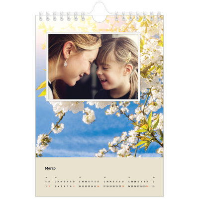 Calendario fotografico A5 — Quattro stagioni [Marzo]