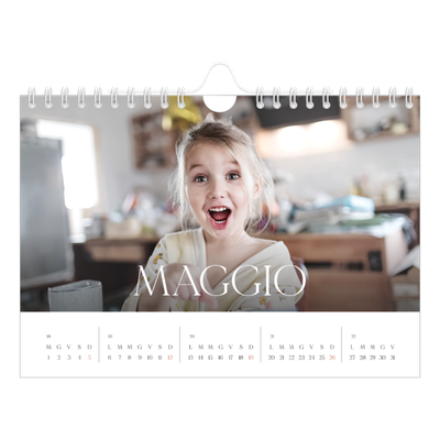 Calendario fotografico A5 — Dodici grandi mesi [copertina]