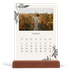 Calendario con supporto in legno verticale  — Inchiostro e edera [Febbraio]