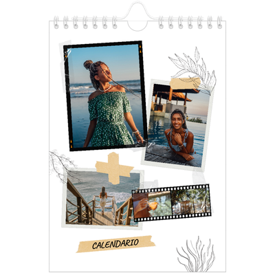 Calendario fotografico A5 — Album ricordi con stile [copertina]