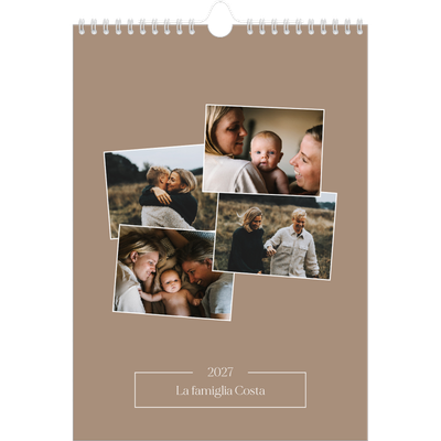 Calendario personalizzato A4 — Ricordi artigianali [copertina]