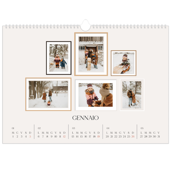 Calendario Fotografico A3 Orizzontale — Galleria fotografica a parete