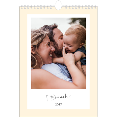 Calendario famiglia A4 verticale — Calendario Moderno - Famiglia di 5 [copertina]