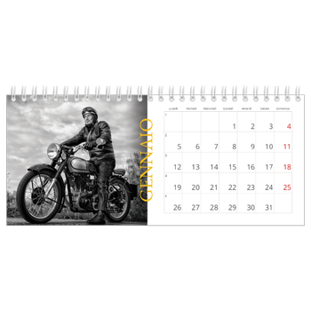 Calendario Fotografico da Tavolo — Stile tradizionale