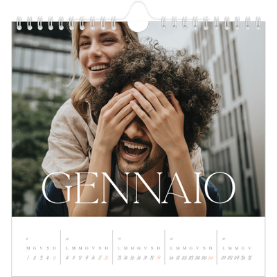 Calendari quadrati — Più grande della vita [Gennaio]