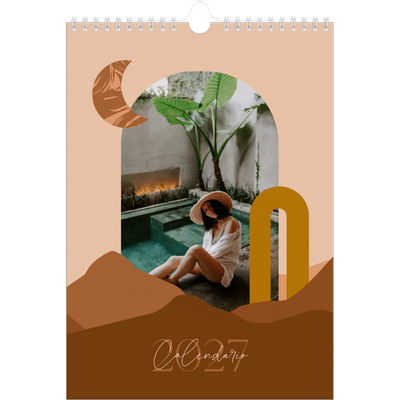 Calendario personalizzato A4 — Montagne [copertina]