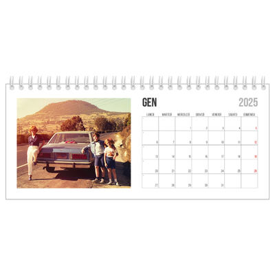 Calendari da tavolo — Testo abbreviato [Gennaio]