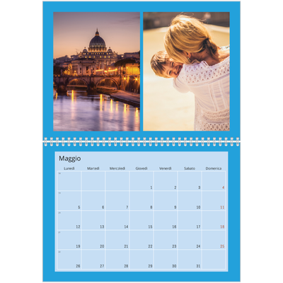 Calendario A4 Doppio — Luminoso e vivace [copertina]