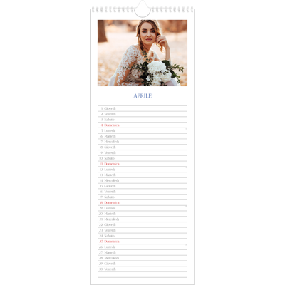 Calendario da cucina  — Classico cobalto [Aprile]