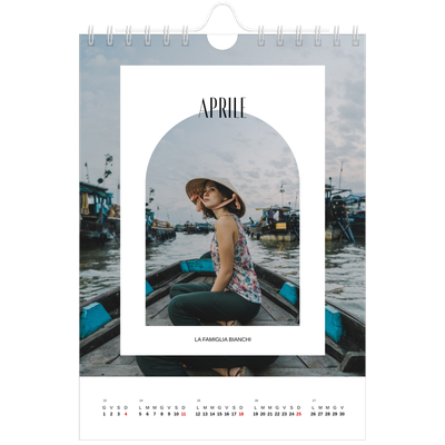 Calendario fotografico A5 — L'arco aperto [Aprile]