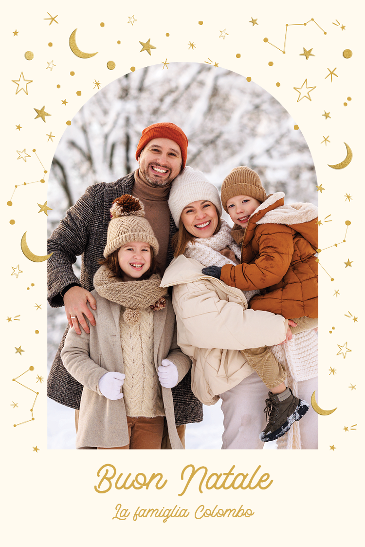 Biglietti — Cornice celestiale