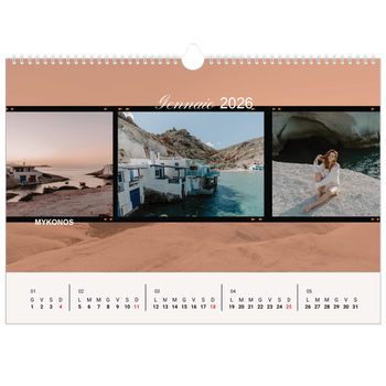 Calendario Fotografico A3 Orizzontale — Avventura