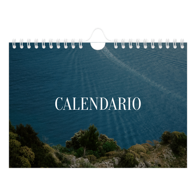 Calendario fotografico A5 — Fuga infinita [copertina]