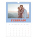 Calendario personalizzato A4 — Cornici retrò [Febbraio]