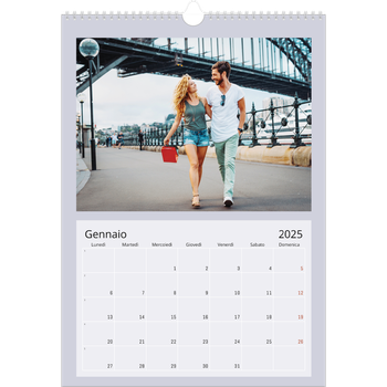 Calendario personalizzato A3 — Colora il mio mondo