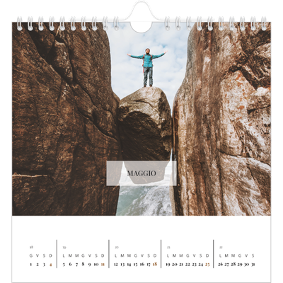 Calendari quadrati — Calendario classico [copertina]