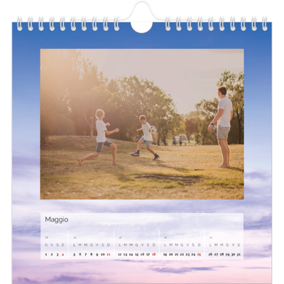 Calendari quadrati — Paesaggio nuvoloso [copertina]